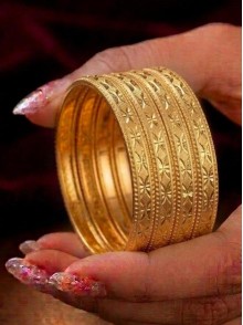 Gold Plated Bangles